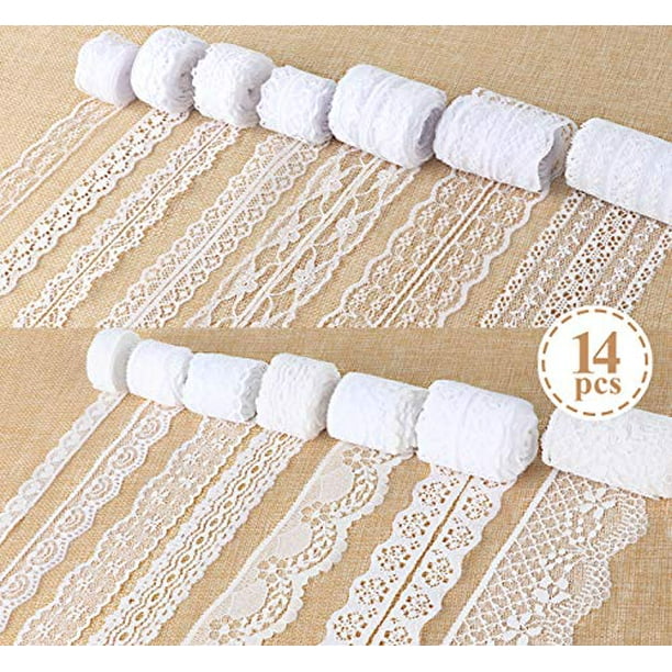 Lace ribbon,wide ribbon,white lace,lace for craft,wedding lace,sewing lace,lace for bows,bridal lace,lace trim,sewing trim,sewing lace trim.